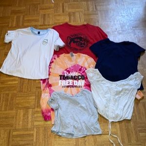 Lot of 6 t shirts